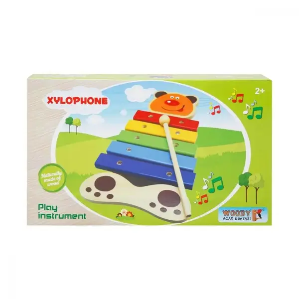 Sunman Tahta Xylophone 5 Notalı Köpek