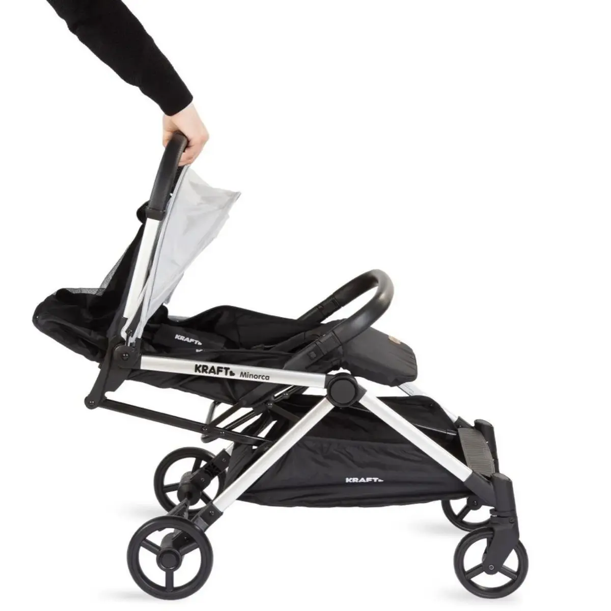 Kraft Minorca Bebek Arabası Black Melange