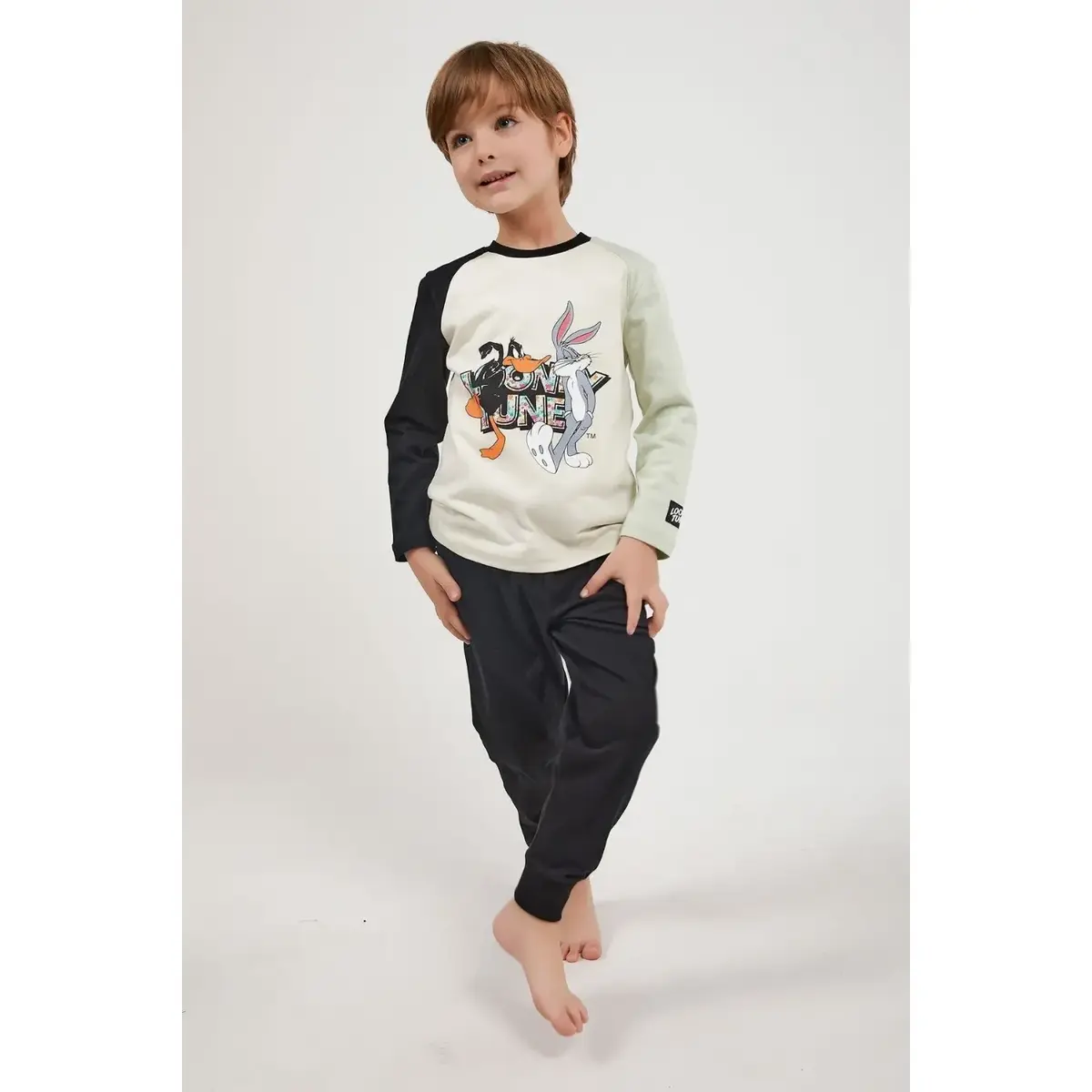 RolyPoly Looney Tunes Pijama Takımı Kemik