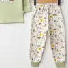 Mini Damla Pijama Takımı Penye Tilki Tavşan Emprime Yeşil