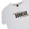 Hvc T-Shirt Run Baskılı Beyaz - Kahverengi