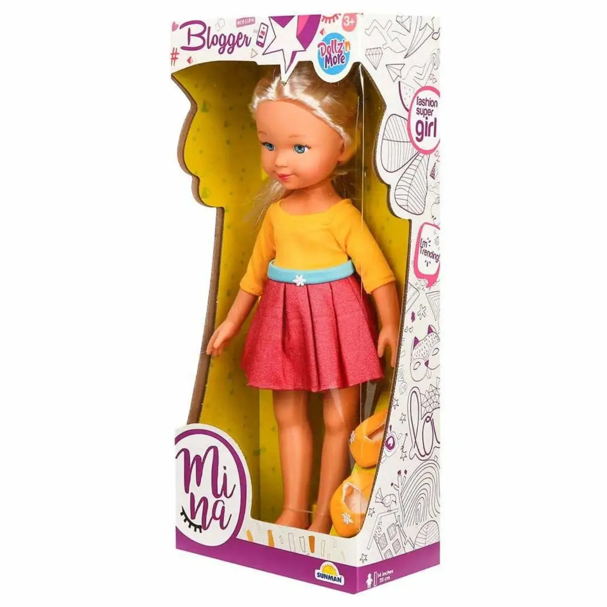 Mina Blogger Bebek 35 cm