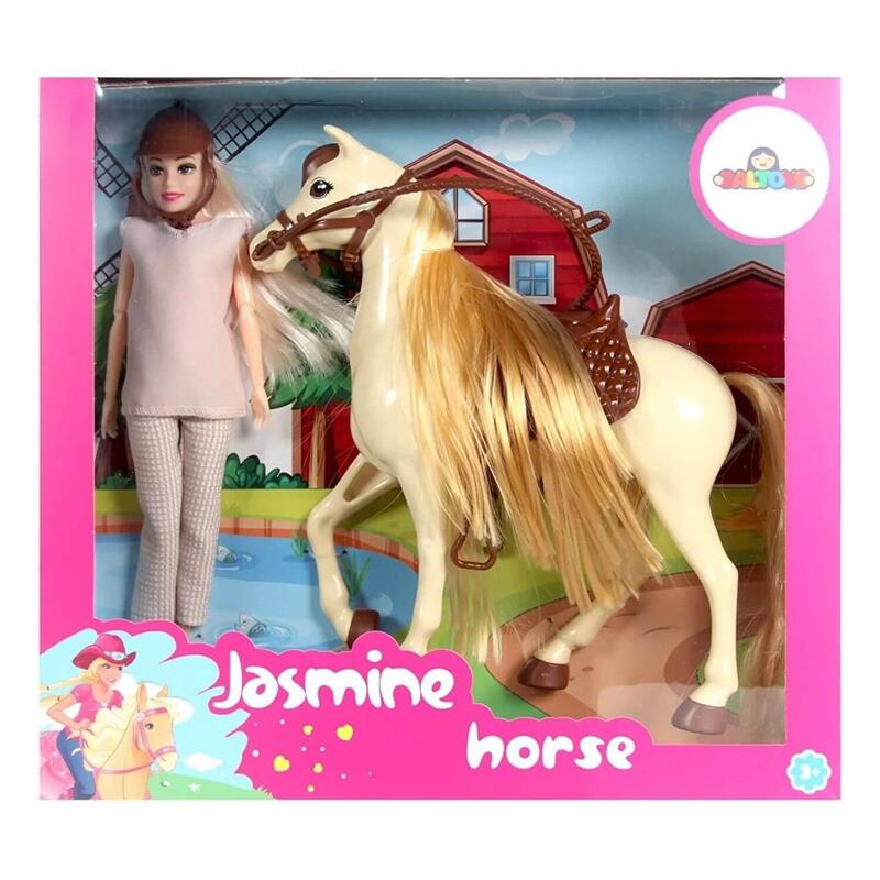 Galtoys Jasmine Atlı Bebek Bej