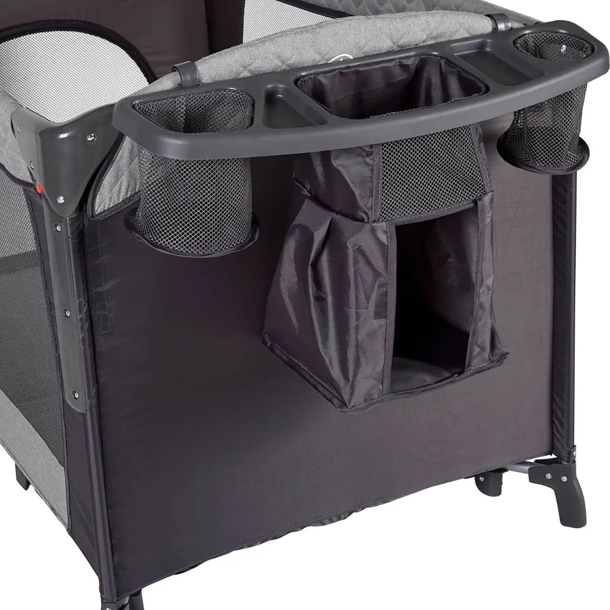 Prego 8044 Miami Plus Anne Yanı Oyun Parkı 70x120 cm Gri