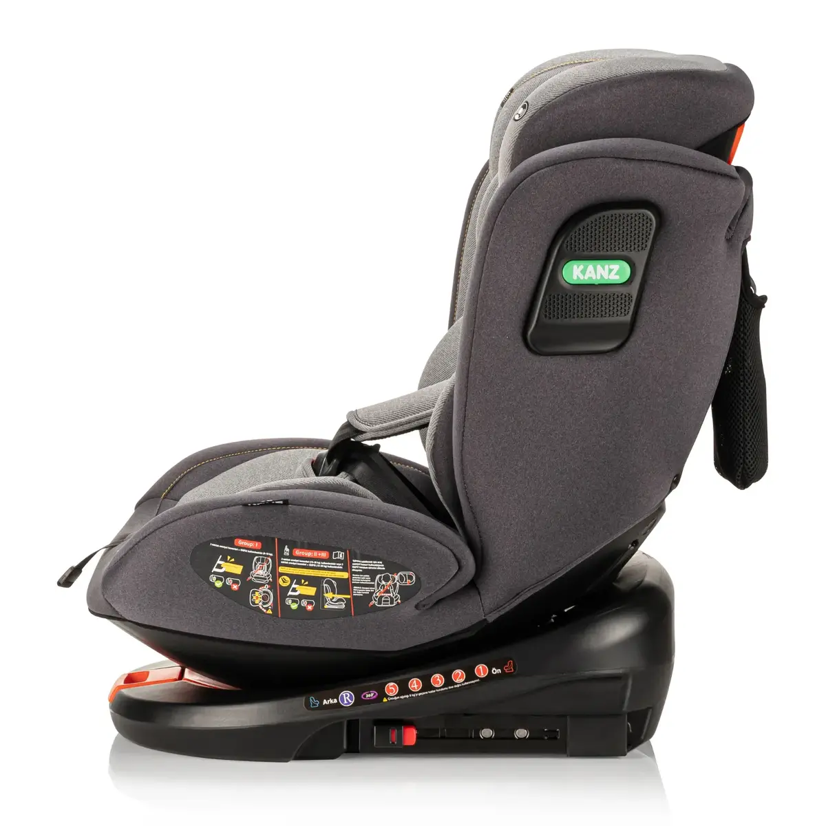Kanz Comfort Oto Koltuğu 0-36 Kg Gri