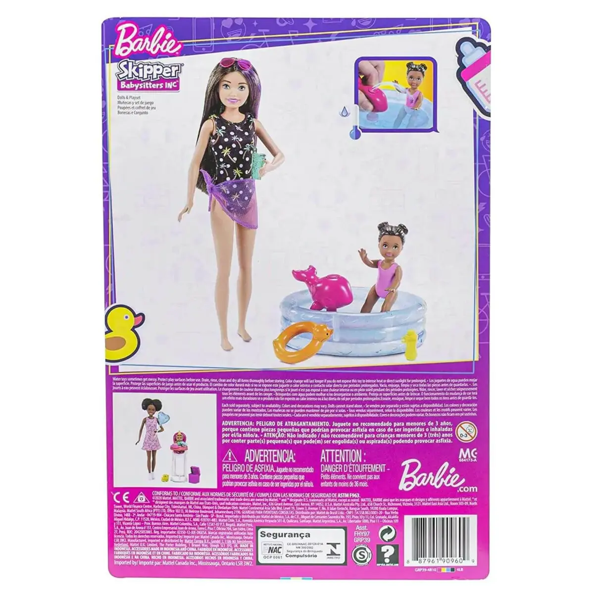 Barbie Bebek Bakıcısı Bebeği ve Aksesuarları Oyun Seti