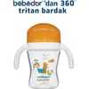 Bebedor 360° Dönen Tritan Kulplu Bardak 210 ml