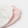 Bibaby Organik Eldiven 2li The Flowers Ekru - Pembe