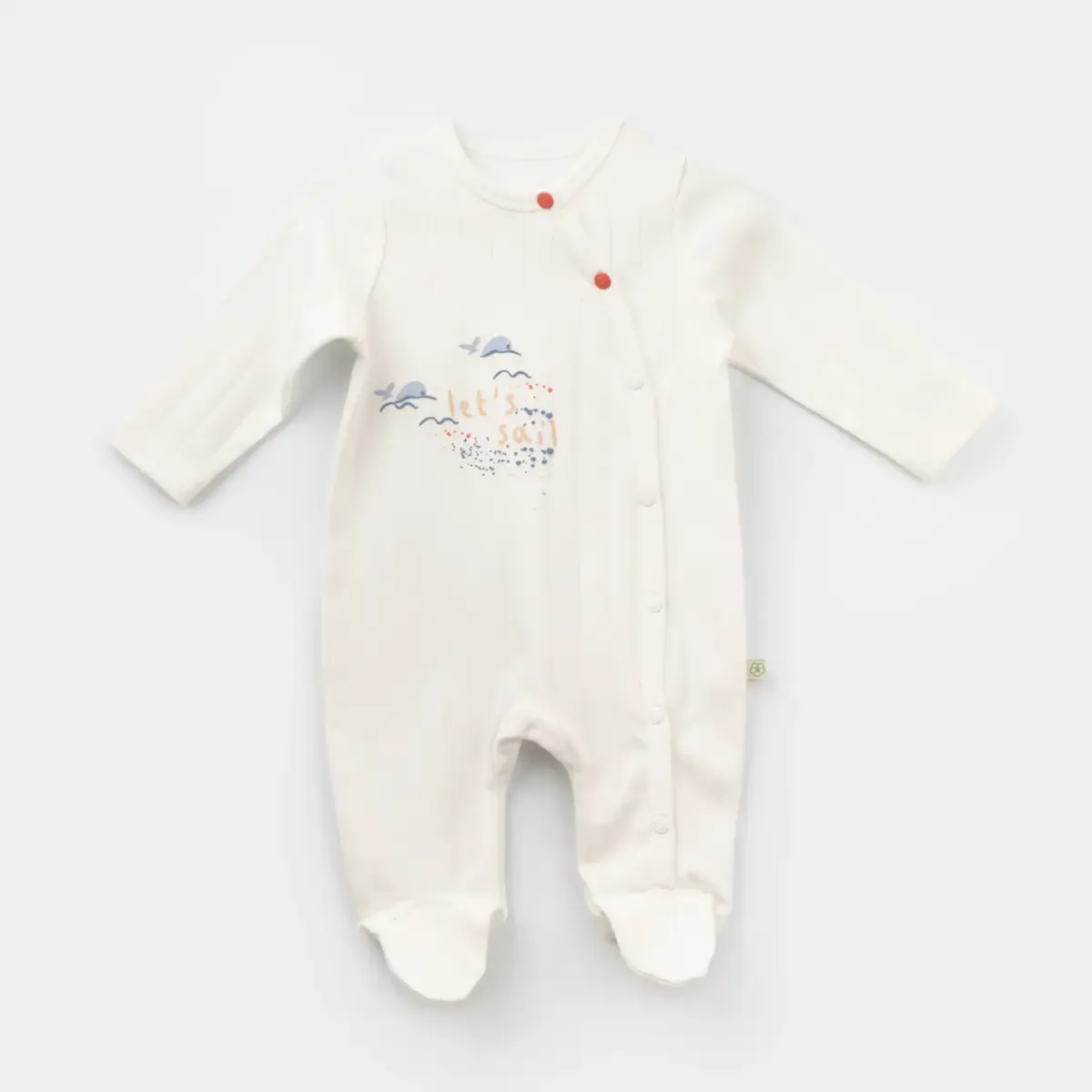 Bibaby Organik Tulum Sun Lets Sail Ekru - Mavi