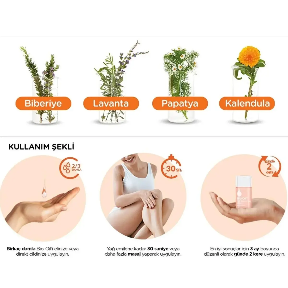 Bio-Oil Çatlak Karşıtı & Nemlendirici Cilt Bakım Yağı Yeni Formül 125 ml