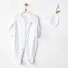 Andy Wawa Tulum Şapka Takımı Jacquard Basic Beyaz