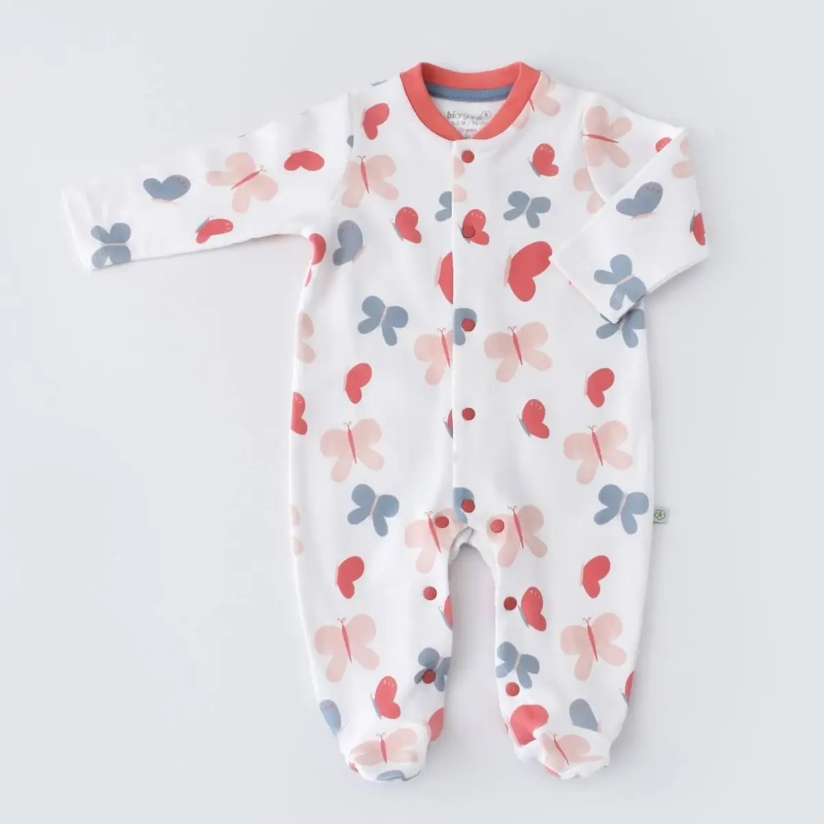 Bibaby Organik Hastane Çıkışı 10lu Wild Flowers Spring Blue