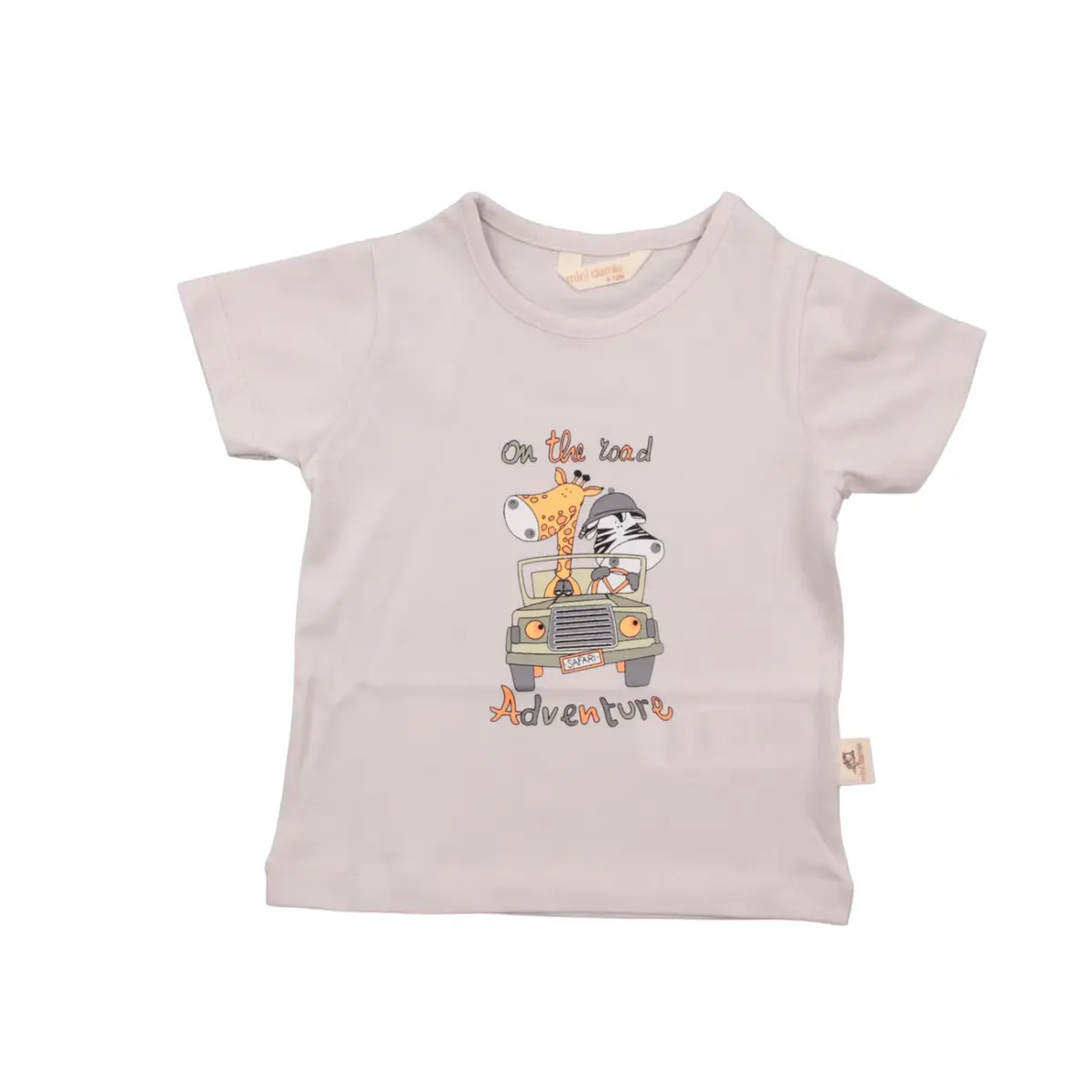 Mini Damla T-Shirt Safari Gri Mini Damla T-Shirt Safari Gri