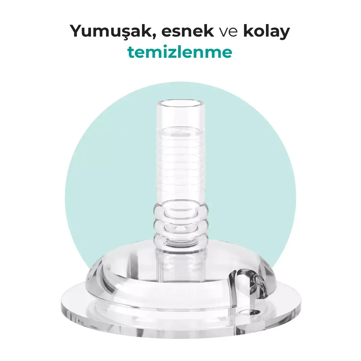 Mamajoo Akıtmaz Pipetli Bardak 270 ml Mor