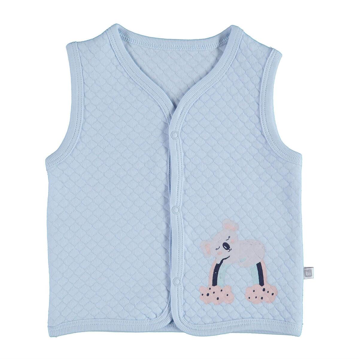 Bibaby Yelek Kapitone Gökkuşaklı Koala Mavi