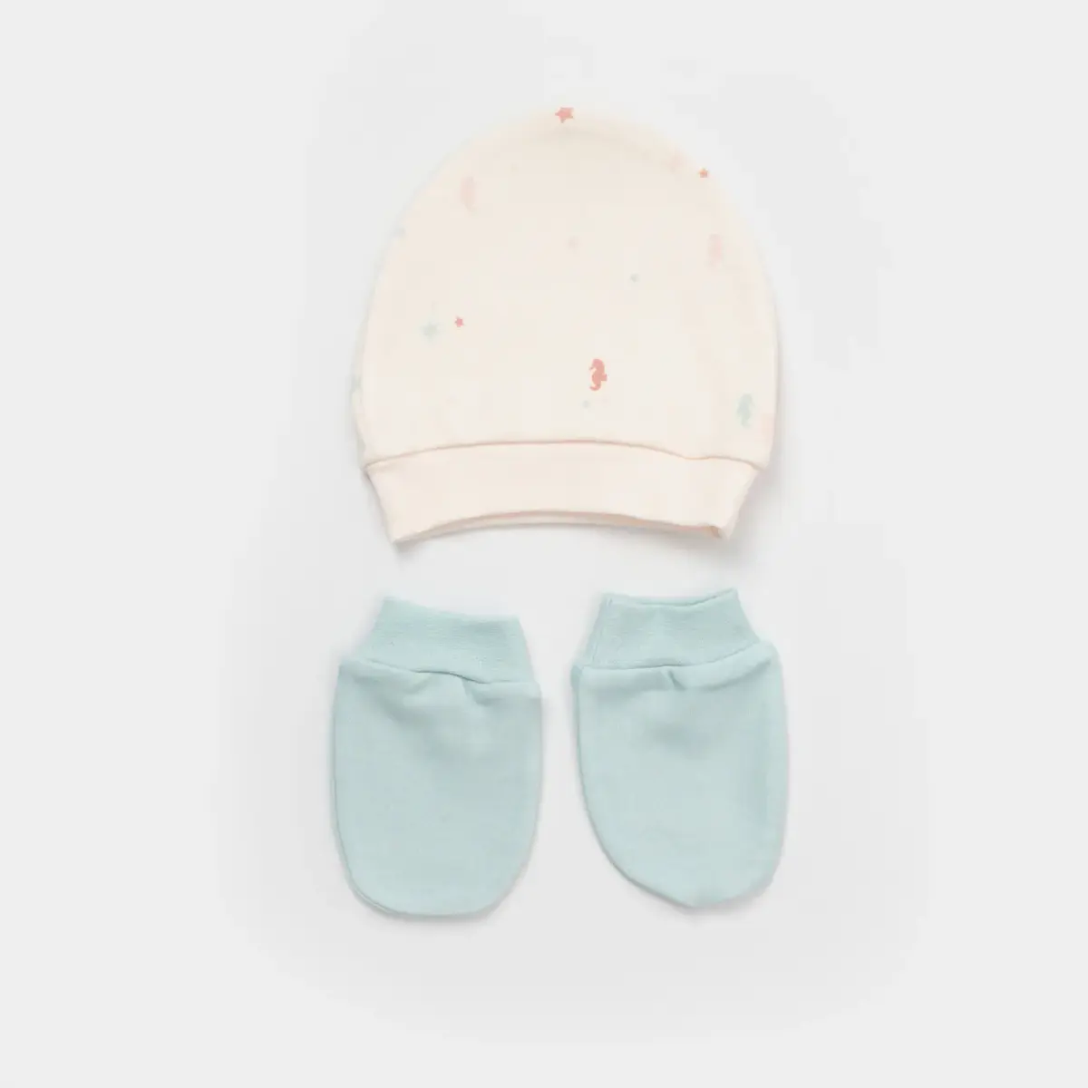 Bibaby Organik Hastane Çıkışı 10lu Save The Seahorse Bej - Mint
