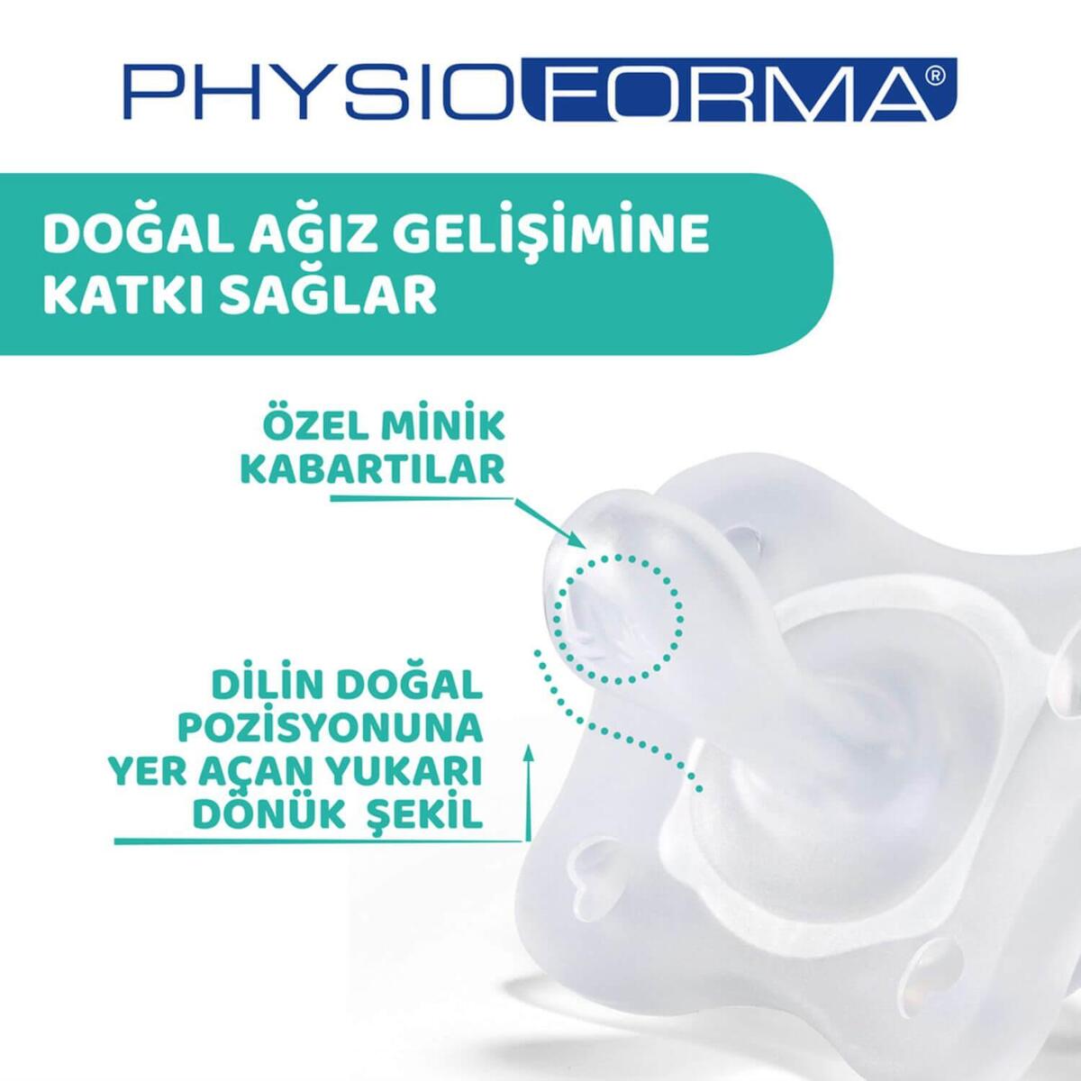 Chicco Physioforma Mini Soft Silikon Emzik 2li 0-2 Ay Erkek