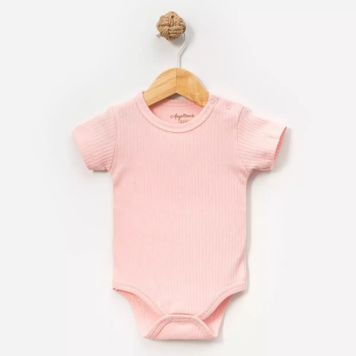 Angeltouch Body Kısa Kol Raporlu Pembe