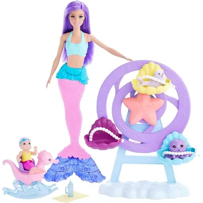 Barbie Dreamtopia Deniz Kızı Bebek ve Çocuk Oyun Alanı