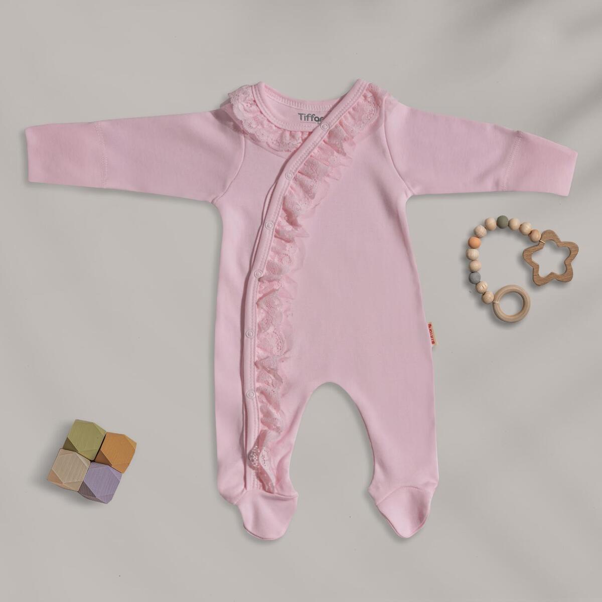 Tiffany Hastane Çıkışı 10lu Güpürlü Basic Theme Pembe