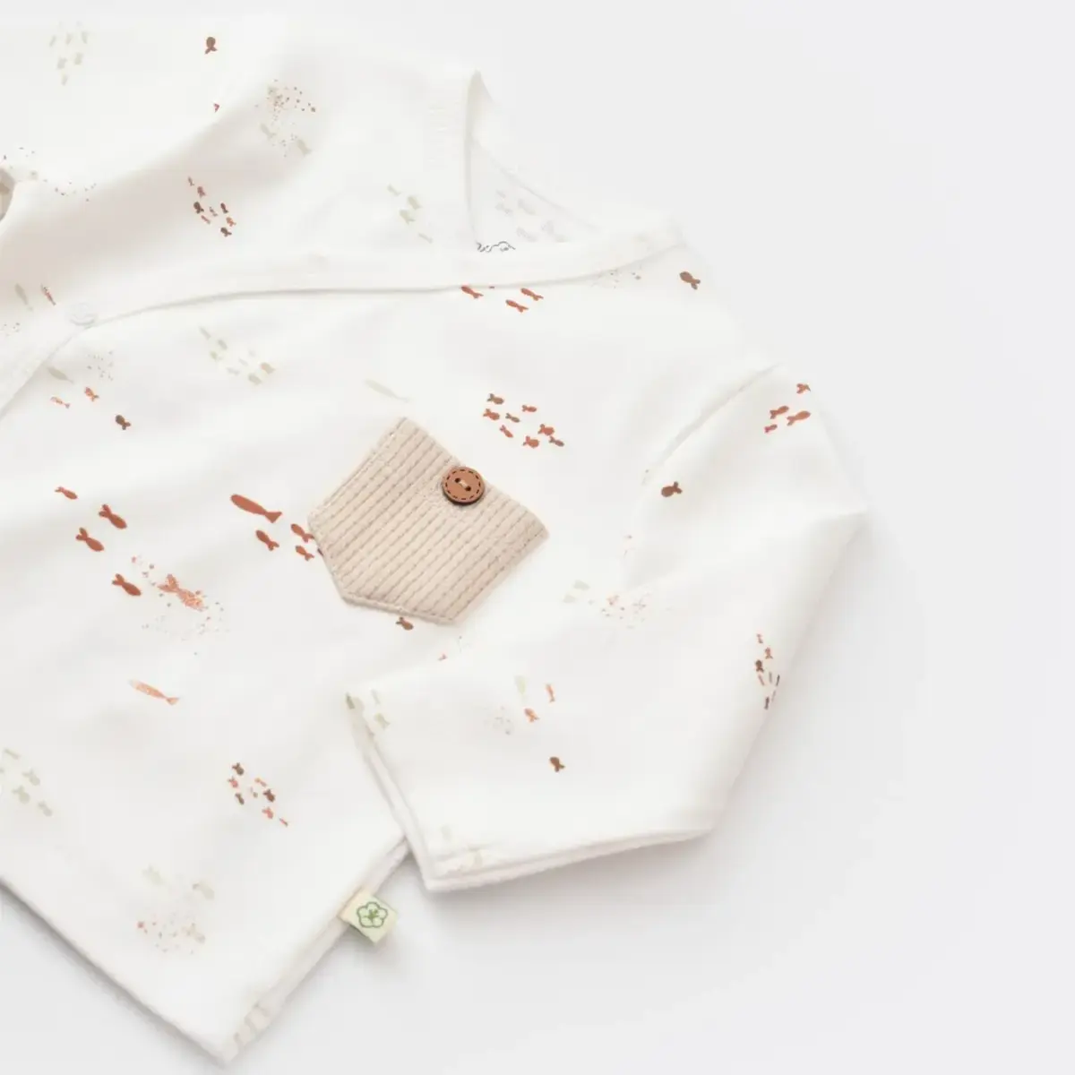 Bibaby Organik Zıbın Takımı 3lü Magic Starfish Latte