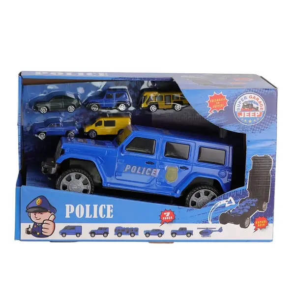 Super Garage Jeep Polis Temalı