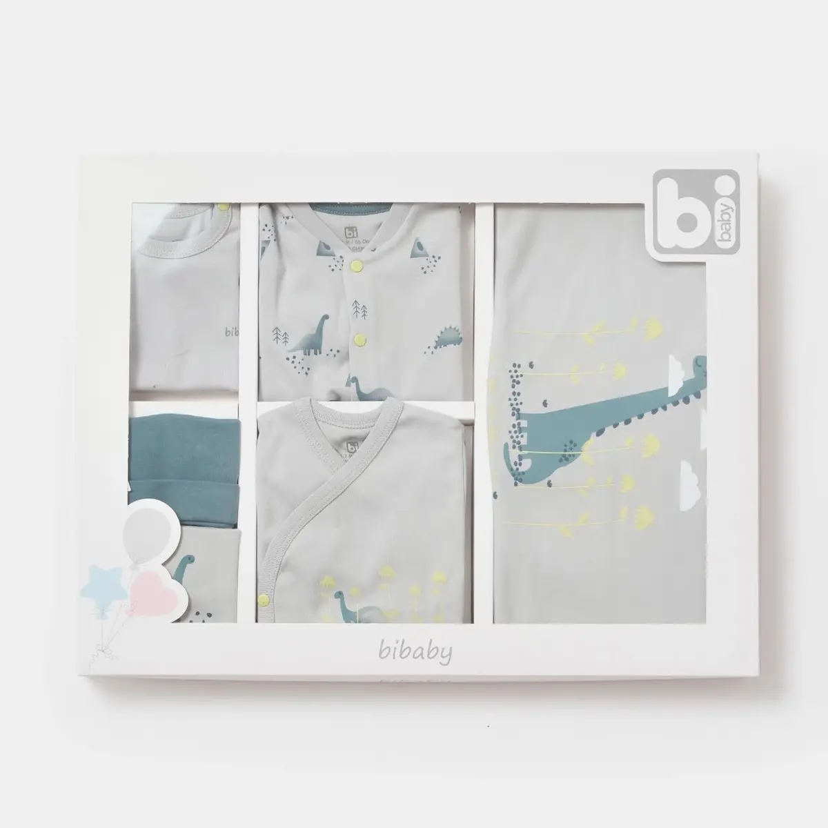 Bibaby Hastane Çıkışı 10lu My Little Dinosaur Gri - Petrol