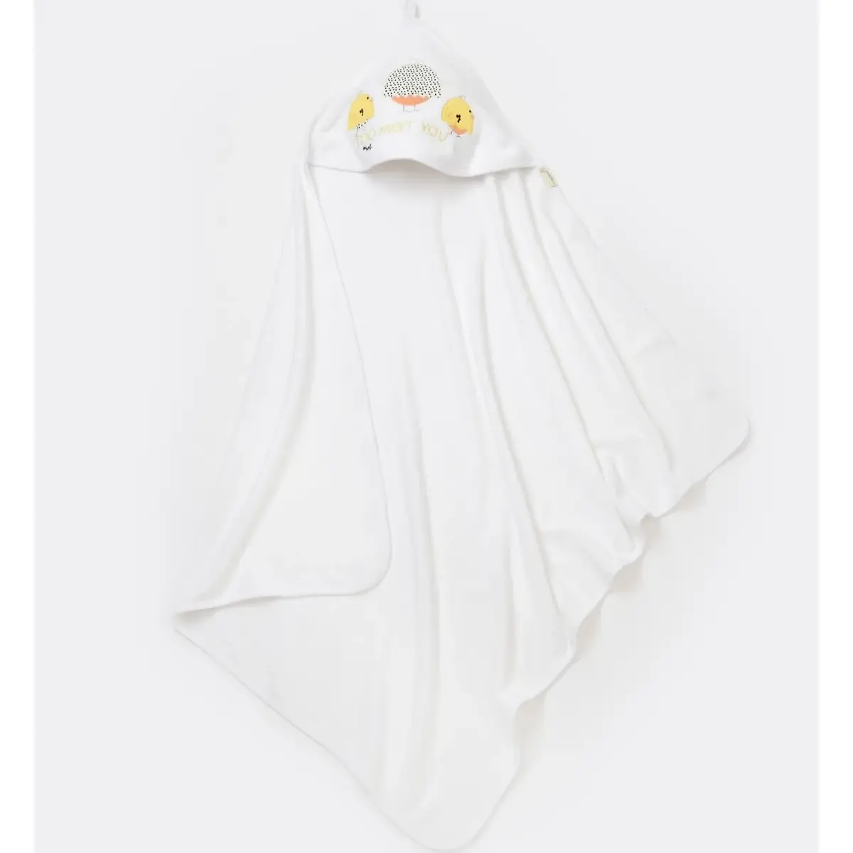 Bibaby Organik Havlu Örme New Chick Beyaz