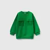Benetton Sweatshirt Cepli Yeşil