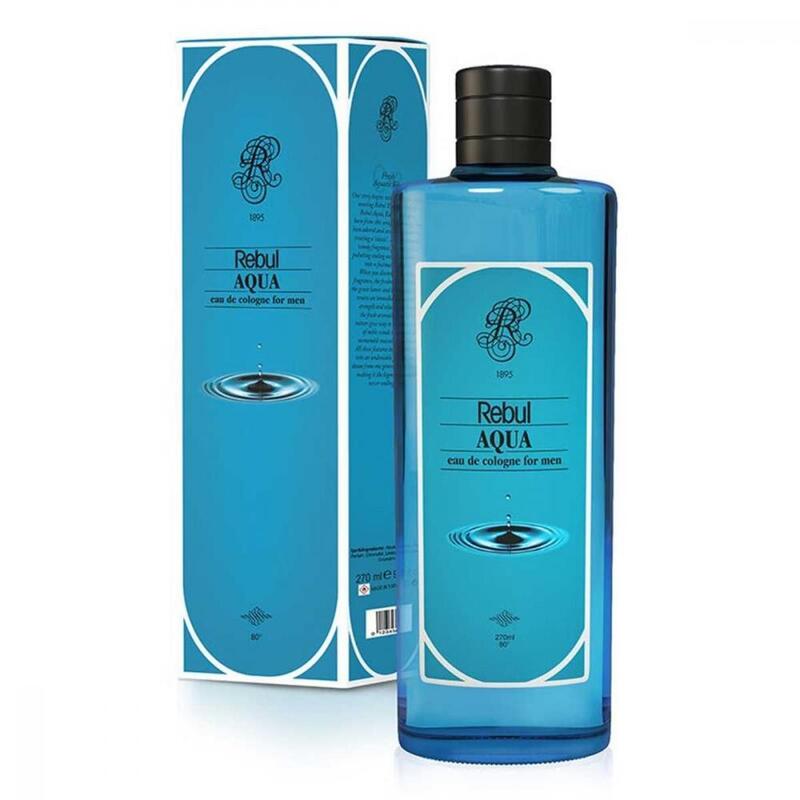 Rebul Cam Şişe Kolonya 270 ml Aqua