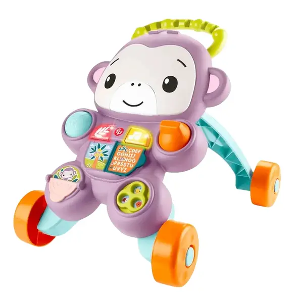 Fisher-Price Benimle Öğren Mor Maymun Yürüteç