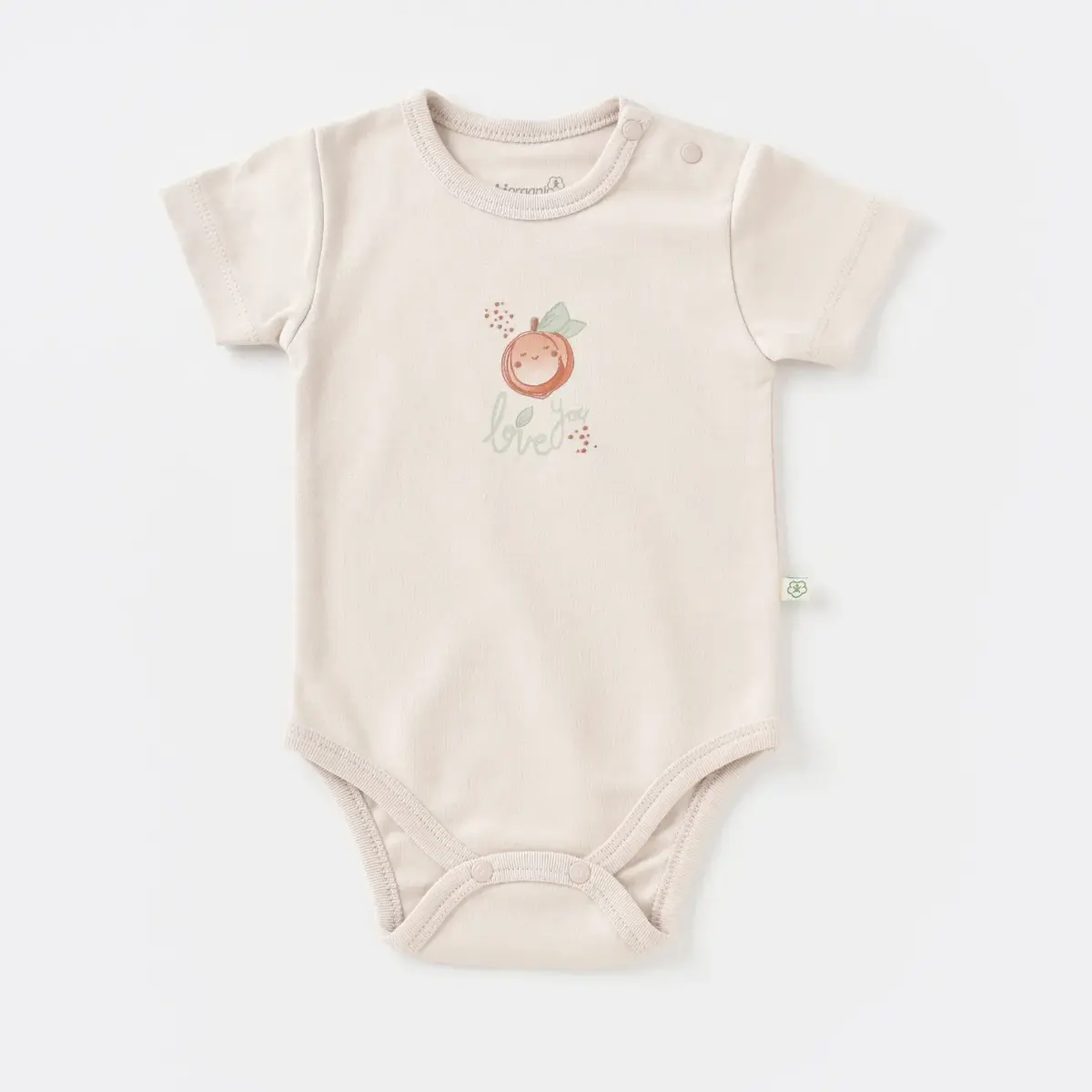 Bibaby Organik Tulum Takımı Tüllü Summer Fruit Prematüre Light Cream Caramel