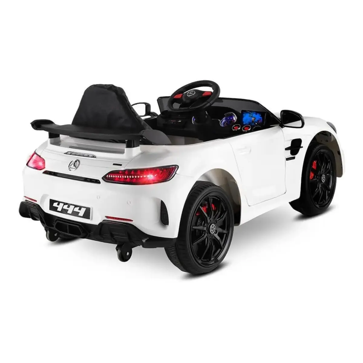 Babyhope 444 GTR Sport Akülü Araba Beyaz 12V