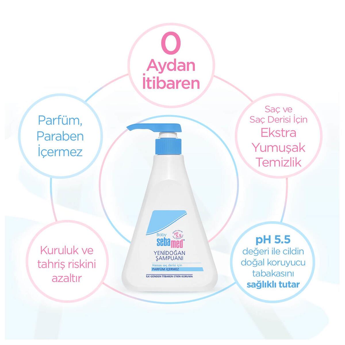 Sebamed Bebek Yenidoğan Şampuanı 500 ml