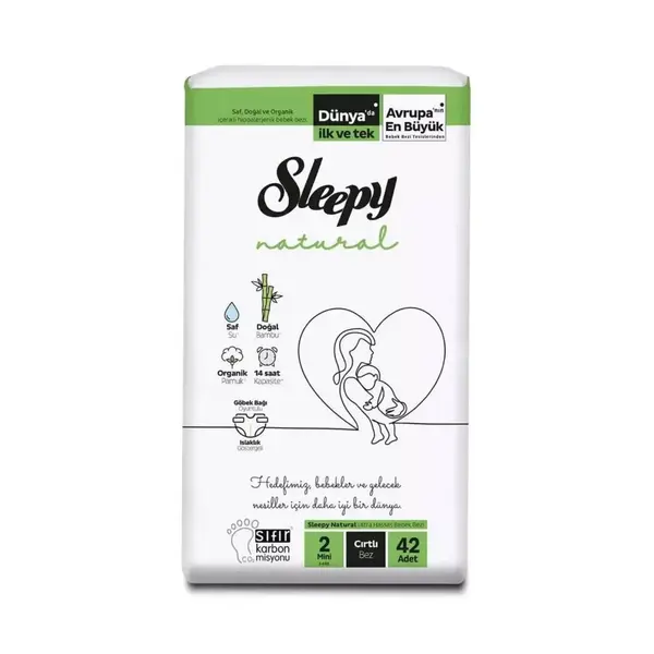 Sleepy Bebek Bezi 2 Beden Mini 3-6 Kg 42li