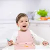 OiOi Silikon Mama Önlüğü 6+ Ay Powder Grey