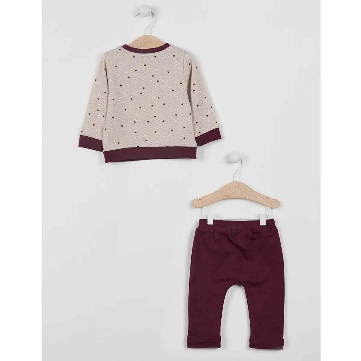 U.S. Polo 2li Takım Bej