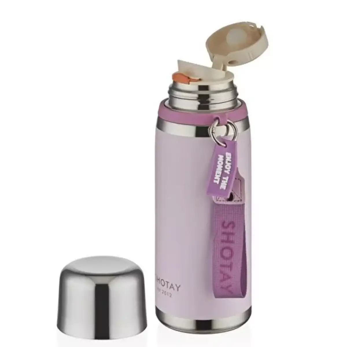 SHOTAY PREMIUM ÇELİK TERMOS MATARA 750 ML. LİLA