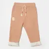 Bibaby Organik Pantolon Teach Me Kırmızı - Kahverengi - Mint