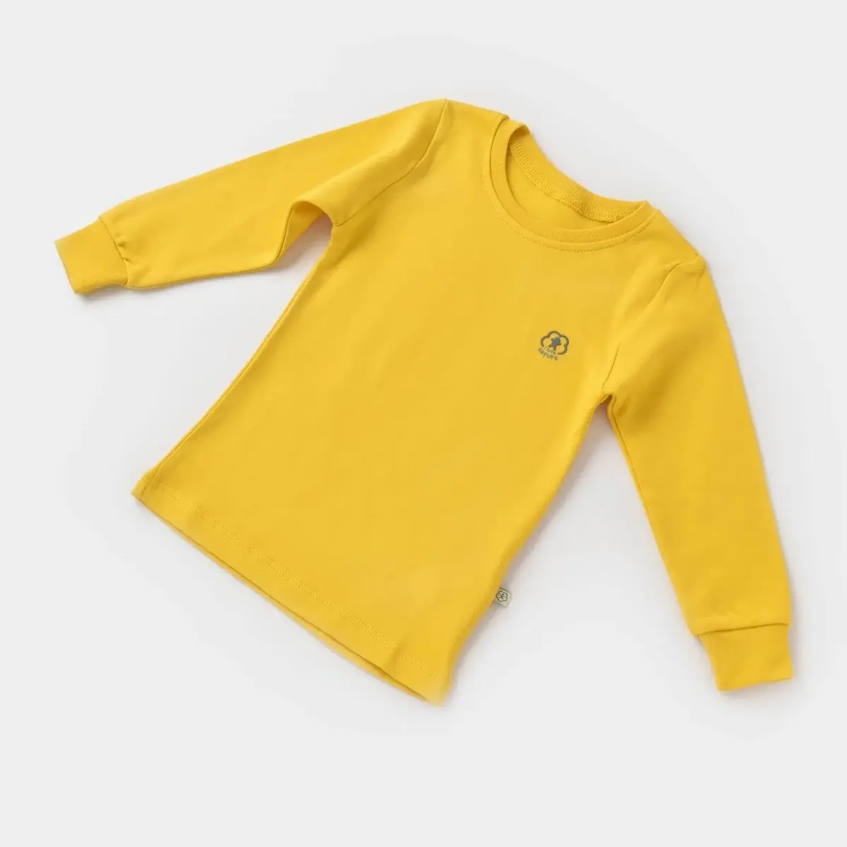 Bibaby Organik Sweatshirt Little Basic Sarı