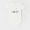 Bibaby Body Kısa Kol Summer Special Ekru