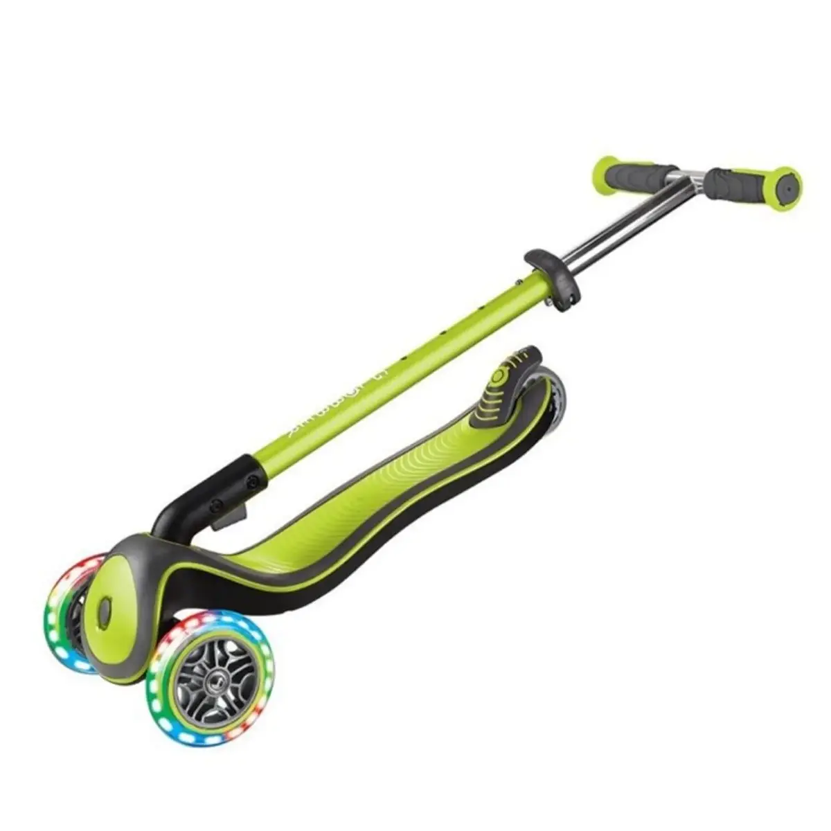 Globber Elite Deluxe Işıklı Scooter Yeşil