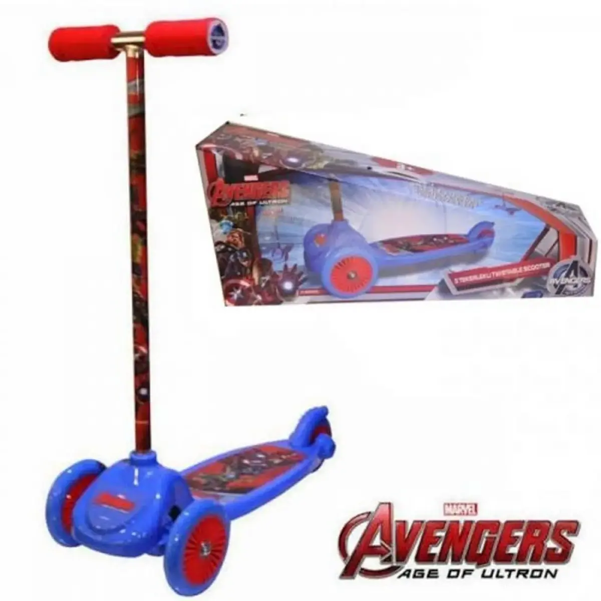 Mercan Avengers Twistable 3 Tekerlekli Scooter