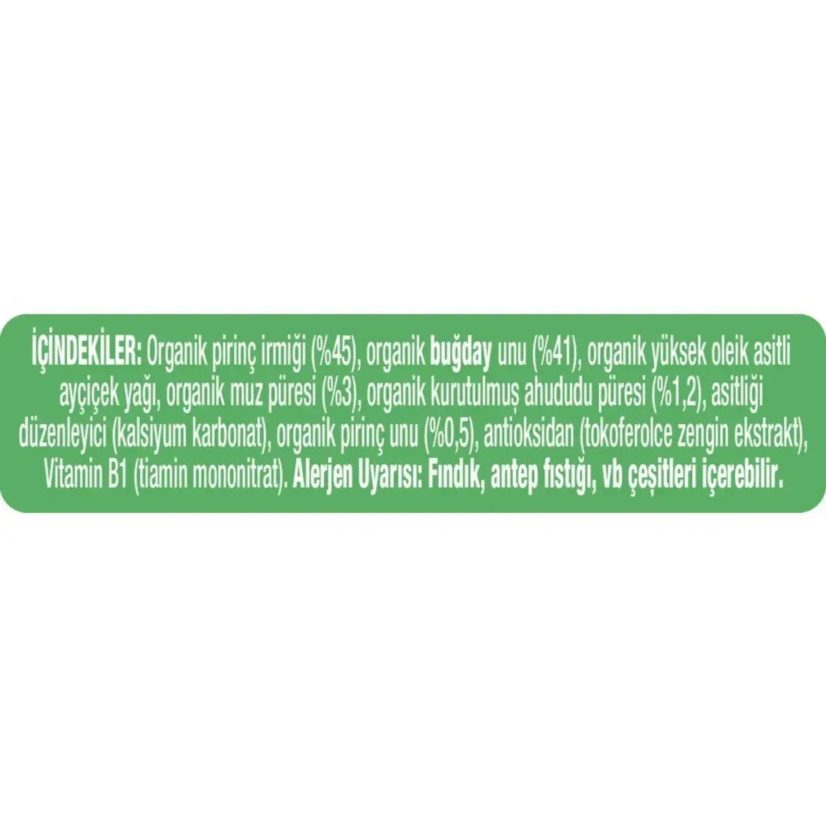 Gerber Organik Buğday Ve Pirinç Bebek Atıştırmalığı 35 gr 8+ Ay