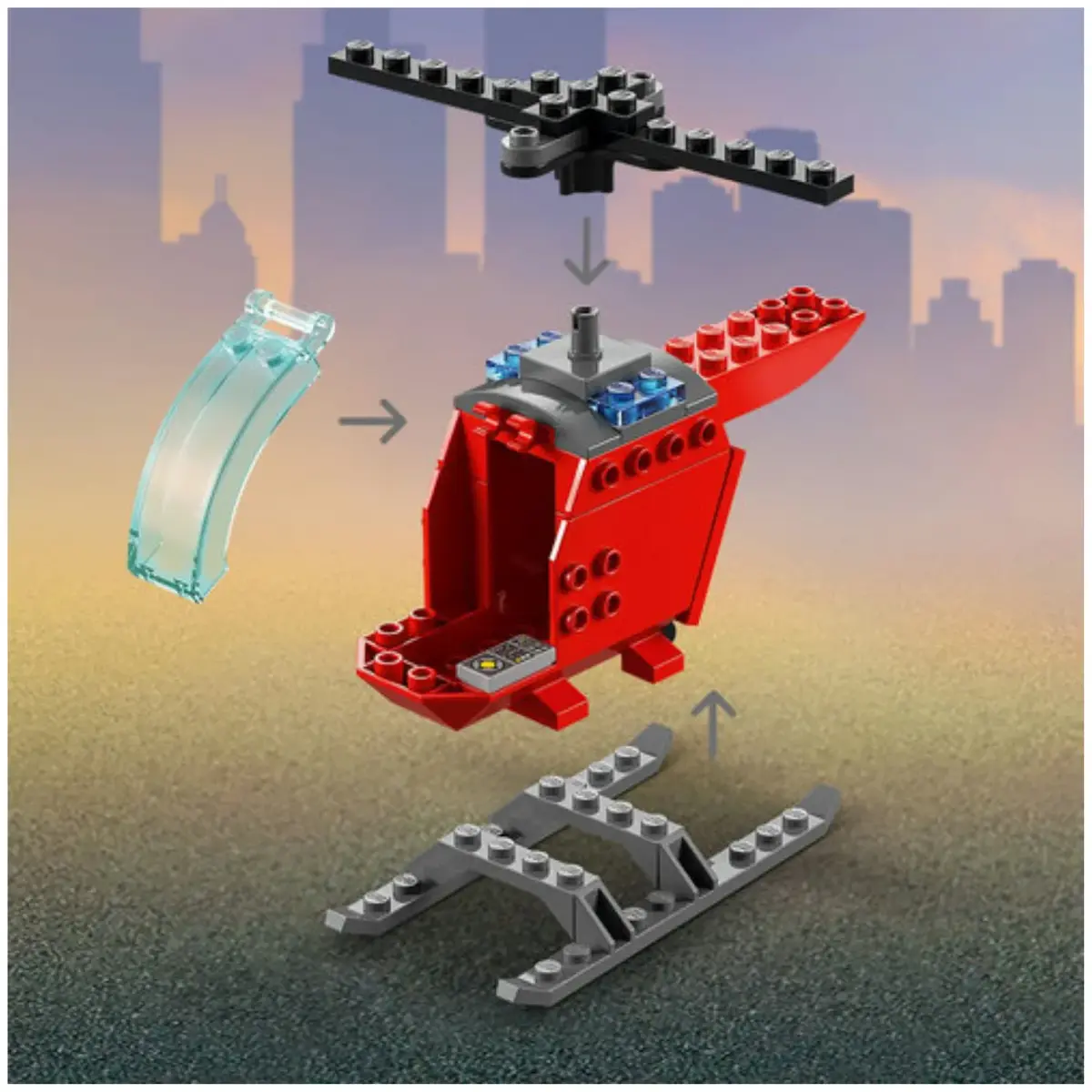 LEGO City İtfaiye Helikopteri 60318