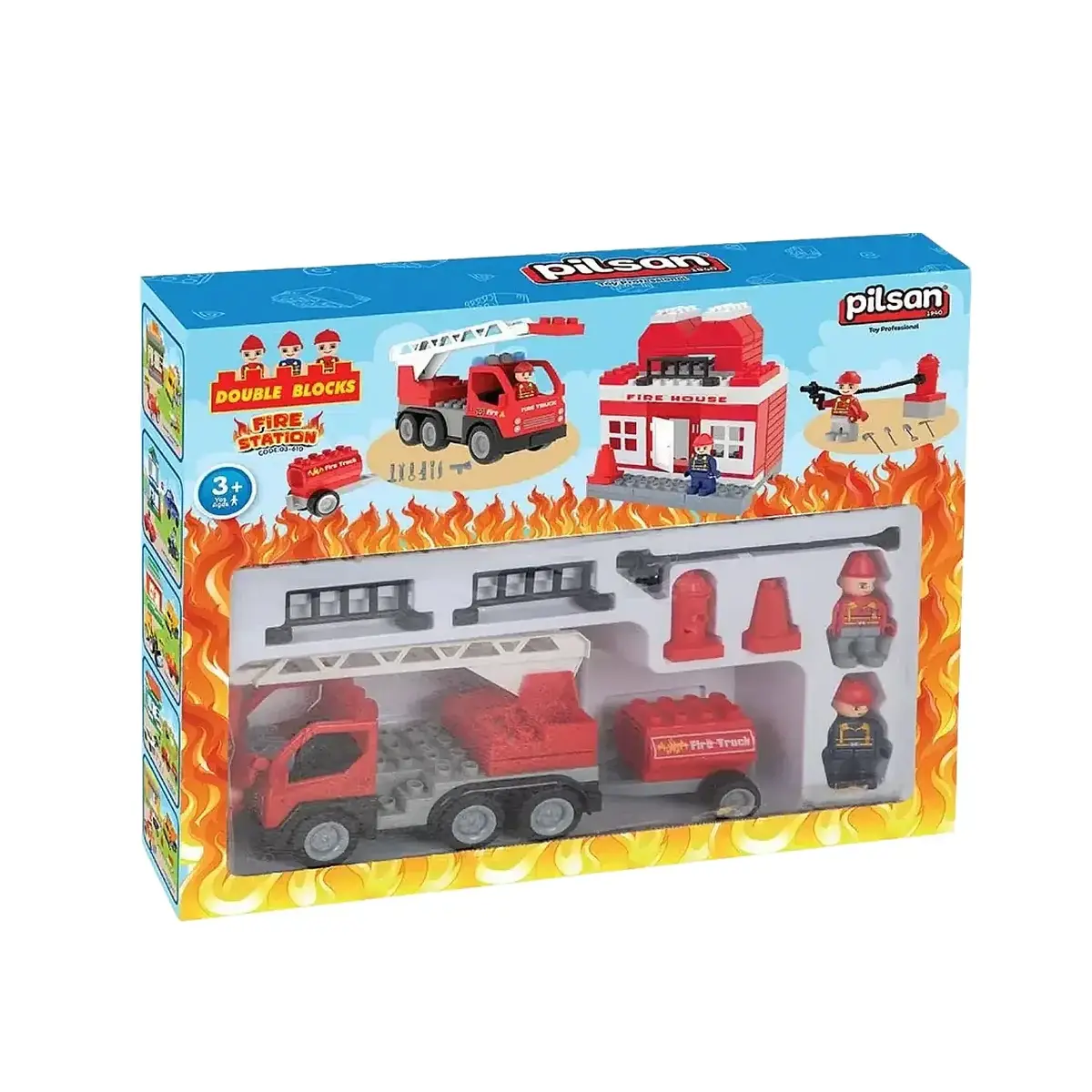Pilsan Double Blocks İtfaiye Seti