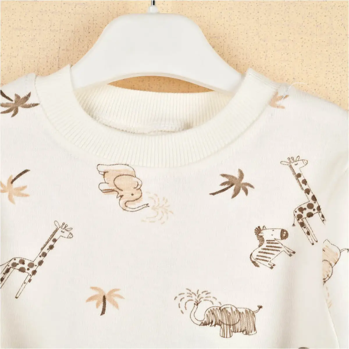 Rany Baby Kids Pijama Takımı Safari Kahverengi