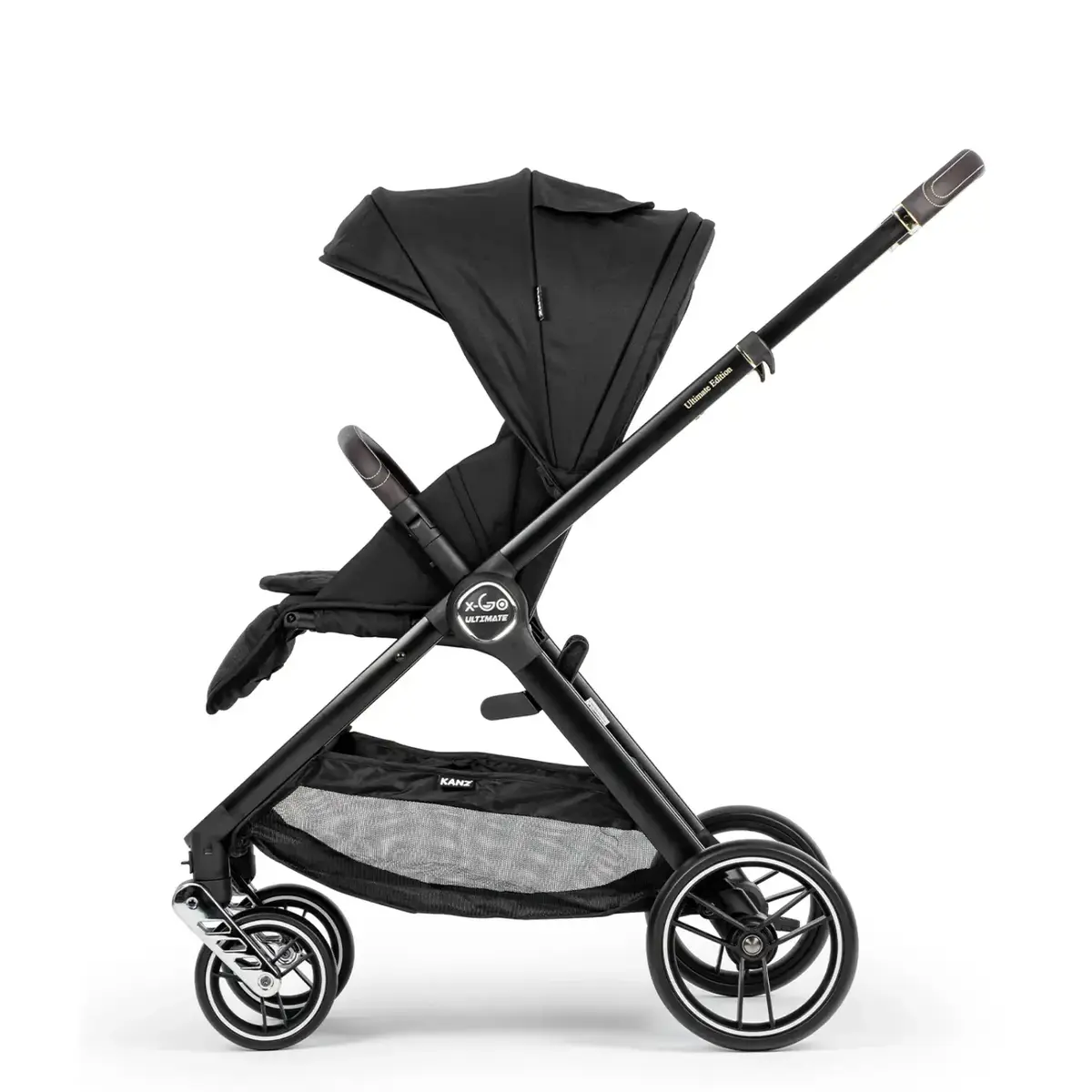 Kanz X-Go Ultimate Travel Sistem Bebek Arabası Silver Siyah