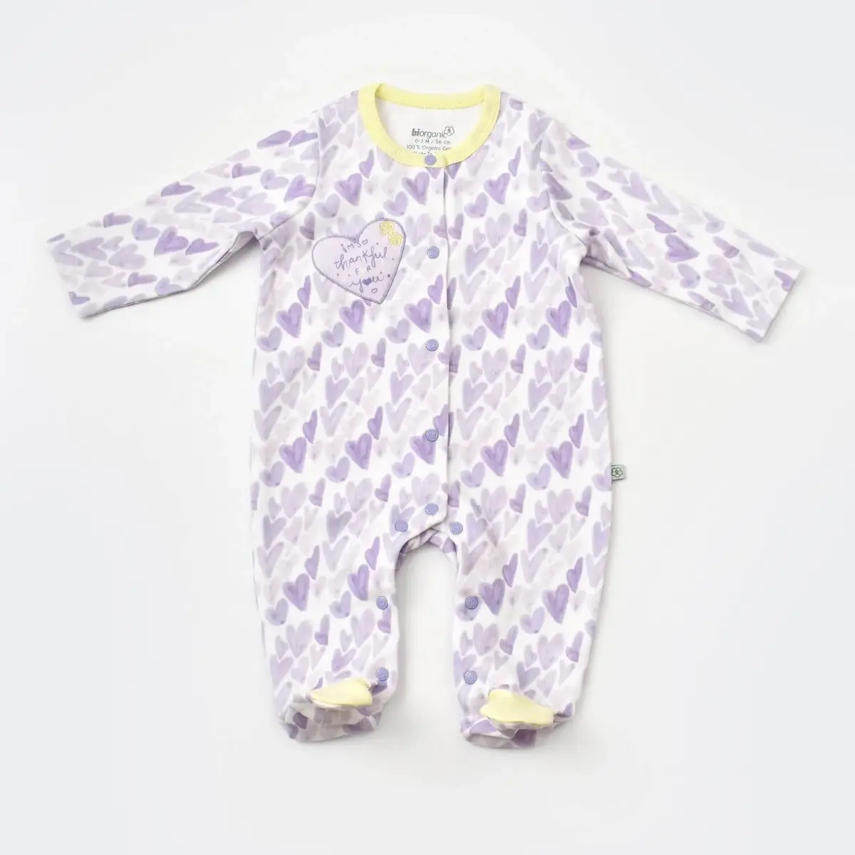 Bibaby Hastane Çıkışı 10lu Organik Love You Yellow Lavender