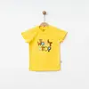 Winimo T-Shirt Wontstop Baskılı Sarı